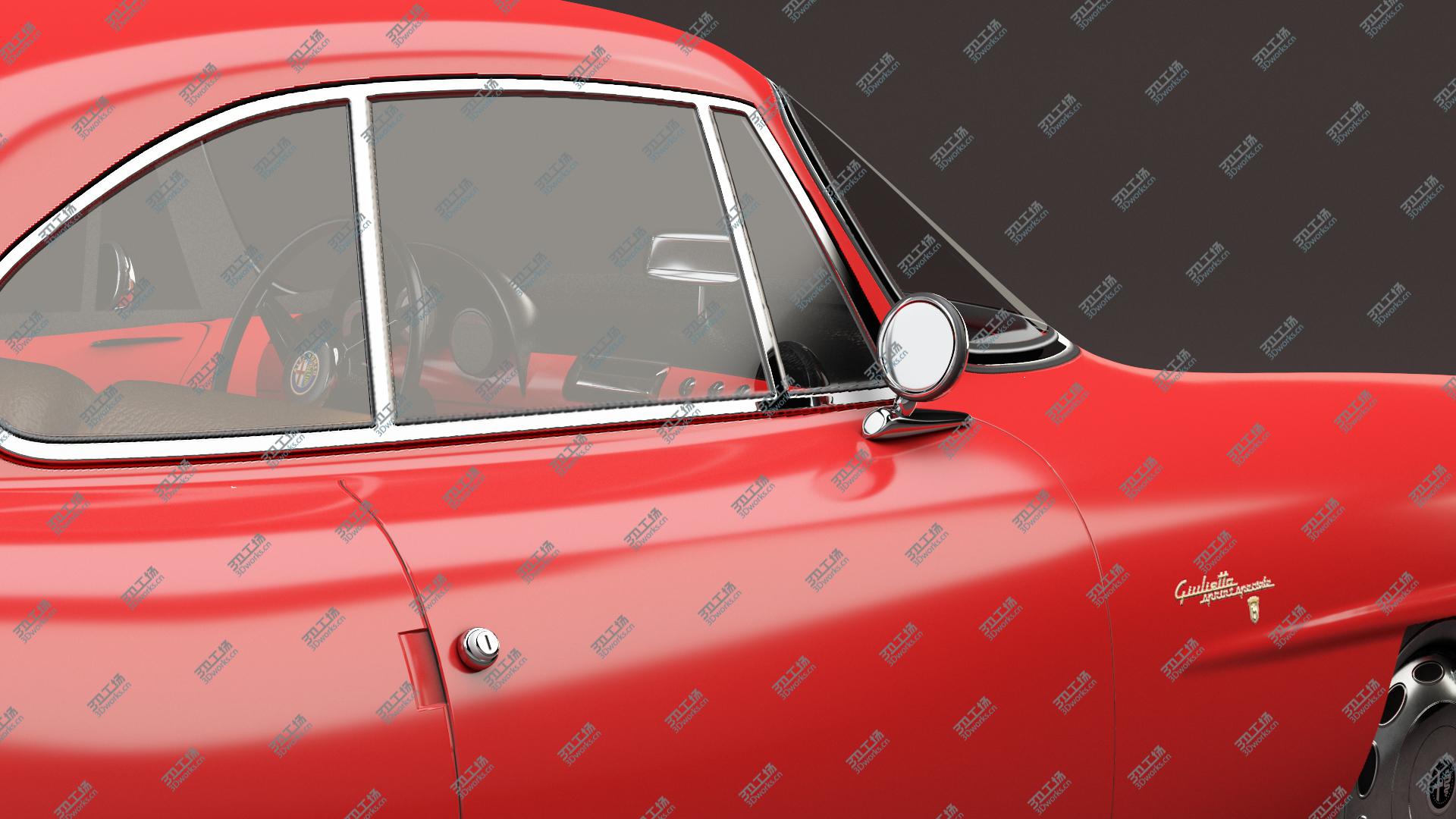 images/goods_img/2021040164/1961's Alfa Romeo Giulietta Sprint [Low Poly] 3D model/5.jpg